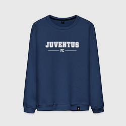 Свитшот хлопковый мужской Juventus Football Club Классика, цвет: тёмно-синий