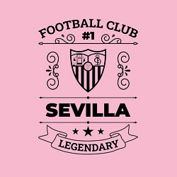 Свитшот хлопковый мужской Sevilla: Football Club Number 1 Legendary, цвет: светло-розовый — фото 2