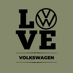 Свитшот хлопковый мужской Volkswagen Love Classic, цвет: авокадо — фото 2