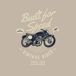Свитшот хлопковый мужской Vintage Moto, цвет: миндальный — фото 2
