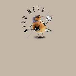 Свитшот хлопковый мужской Птица ботаник, цвет: миндальный — фото 2