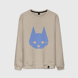 Свитшот хлопковый мужской Stray Blue, цвет: миндальный