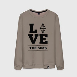 Свитшот хлопковый мужской The Sims love classic, цвет: утренний латте