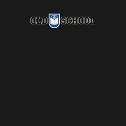 Свитшот хлопковый мужской Old school, шеврон старой школы v 2, цвет: черный — фото 2