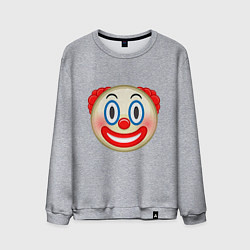 Мужской свитшот Эмодзи Клоун