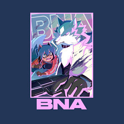 Свитшот хлопковый мужской Shirou and Michiru - Brand new animal, цвет: тёмно-синий — фото 2