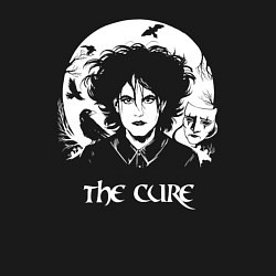 Свитшот хлопковый мужской The Cure арт Роберт Смит, цвет: черный — фото 2