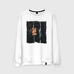 Мужской свитшот Глаза в темноте