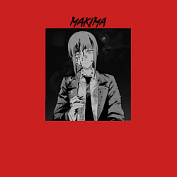 Свитшот хлопковый мужской Уставшая Макима, цвет: красный — фото 2