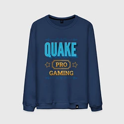 Свитшот хлопковый мужской Игра Quake pro gaming, цвет: тёмно-синий