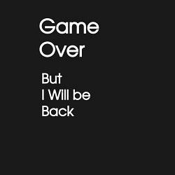 Свитшот хлопковый мужской Game Over?, цвет: черный — фото 2