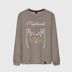 Мужской свитшот Nightwish rock cat