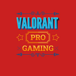 Свитшот хлопковый мужской Игра Valorant pro gaming, цвет: красный — фото 2