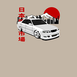 Свитшот хлопковый мужской Chaser JZX100 Tourer V, цвет: миндальный — фото 2
