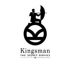 Свитшот хлопковый мужской Kingsman Секретная служба - logo, цвет: белый — фото 2