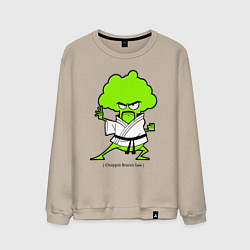 Свитшот хлопковый мужской Choppin Brocco Lee, цвет: миндальный