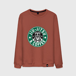 Мужской свитшот Джиу-Джитсу Кофе