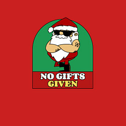 Свитшот хлопковый мужской No gifts given, цвет: красный — фото 2