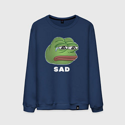 Мужской свитшот Sad Pepe art