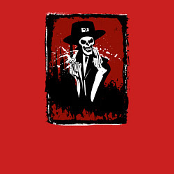 Свитшот хлопковый мужской Абстрактный панк, цвет: красный — фото 2