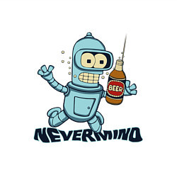 Свитшот хлопковый мужской Little Bender, цвет: белый — фото 2