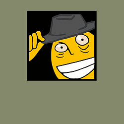 Свитшот хлопковый мужской Рофлан здарова, цвет: авокадо — фото 2