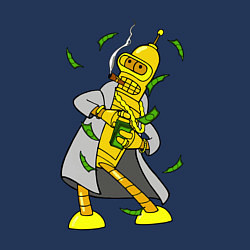 Свитшот хлопковый мужской Golden Bender, цвет: тёмно-синий — фото 2