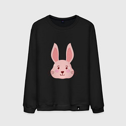 Свитшот хлопковый мужской Pink - Rabbit, цвет: черный