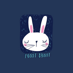 Свитшот хлопковый мужской Funny - Bunny, цвет: тёмно-синий — фото 2