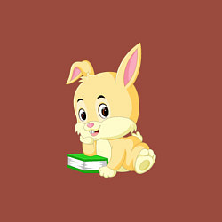 Свитшот хлопковый мужской Reading Bunny, цвет: кирпичный — фото 2