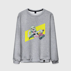 Свитшот хлопковый мужской Ребекка, цвет: меланж