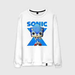Свитшот хлопковый мужской Funko pop Sonic, цвет: белый