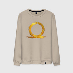 Мужской свитшот Golden logo GoW Ragnarok