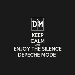 Свитшот хлопковый мужской Keep calm and enjoy the silence depeche mode, цвет: черный — фото 2