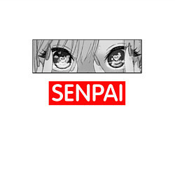 Свитшот хлопковый мужской Глаза Марин Китагавы, цвет: белый — фото 2