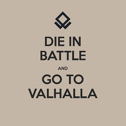 Свитшот хлопковый мужской Go to Valhalla, цвет: миндальный — фото 2