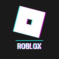 Свитшот хлопковый мужской Roblox в стиле glitch и баги графики, цвет: черный — фото 2