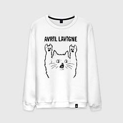 Мужской свитшот Avril Lavigne - rock cat