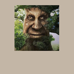 Свитшот хлопковый мужской Wise Mystical Tree, цвет: миндальный — фото 2