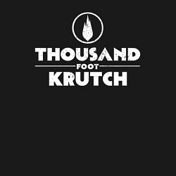 Свитшот хлопковый мужской Thousand Foot Krutch белое лого, цвет: черный — фото 2