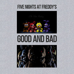 Свитшот хлопковый мужской Freddy good and bad, цвет: меланж — фото 2