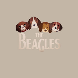 Свитшот хлопковый мужской The Beagles, цвет: миндальный — фото 2