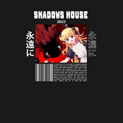 Свитшот хлопковый мужской Shadows House art, цвет: черный — фото 2