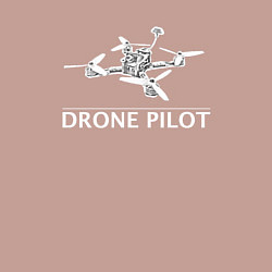 Свитшот хлопковый мужской Drones pilot, цвет: пыльно-розовый — фото 2