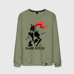 Свитшот хлопковый мужской Dark Souls, цвет: авокадо