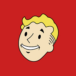 Свитшот хлопковый мужской Vault boy head, цвет: красный — фото 2