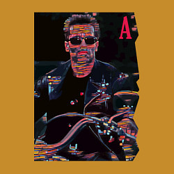 Свитшот хлопковый мужской Arnold Schwarzenegger - movie star, цвет: горчичный — фото 2