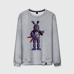 Свитшот хлопковый мужской Бонни, цвет: меланж