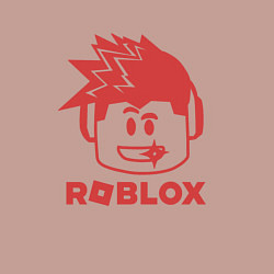 Свитшот хлопковый мужской Роблокс диджей, цвет: пыльно-розовый — фото 2