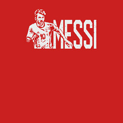 Свитшот хлопковый мужской Football Messi, цвет: красный — фото 2